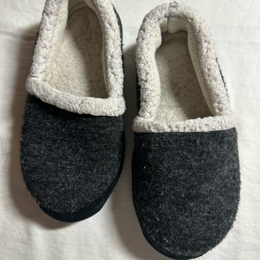 Cozy Black and White Slippers